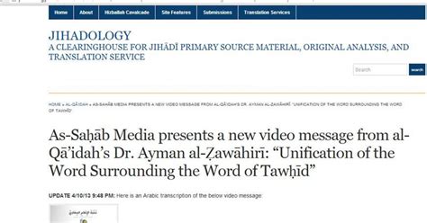 jihadology al i'tiṣām media.